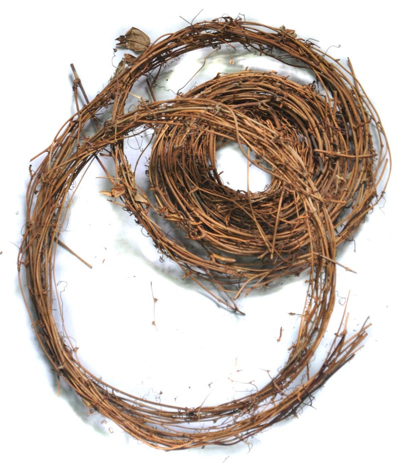 Ougual DIY Crafts Natural Grapevine Twig Garland Wreaths Decor 15-Feet ï¼ˆ2-Packï¼‰ - Image 3